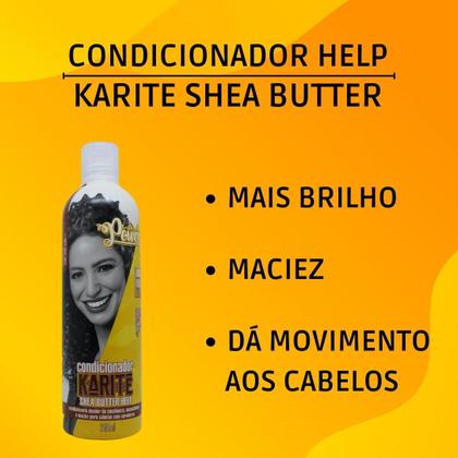 Imagem de Kit Soul Power Karité Condicionador Creme de Pentear Manteiga