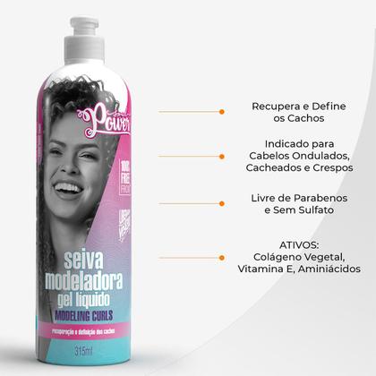 Imagem de Kit Soul Power Modeling Curls + Curly Styling Cream 500ml