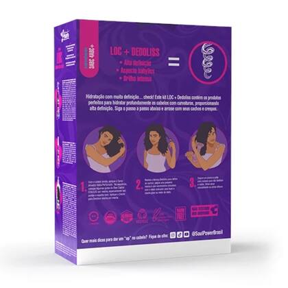 Imagem de Kit Soul Power Texturizações Dedoliss Loc Creme Spray Óleo