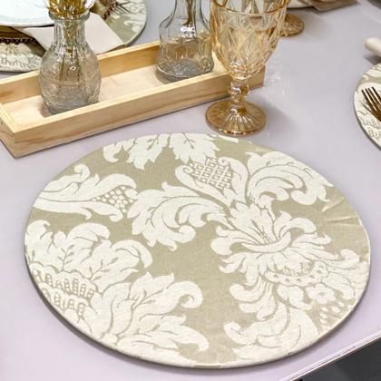 Imagem de Kit Sousplat com Guardanapos Jacquard 