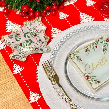 Imagem de Kit Sousplat Completo Com Trilhos de Mesa de Natal Natalino