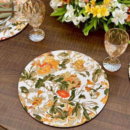 Imagem de Kit Sousplat Completo Dia das Mães Especial Mesa Posta Com Guardanapos e Pg