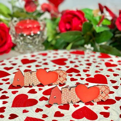 Imagem de Kit Sousplat Completo Mesa Posta de Dia das Mães Especial Com Guardanapos e Pg