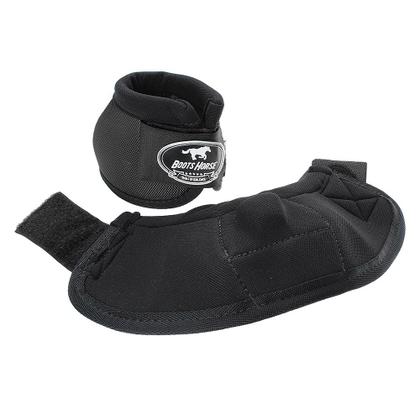 Imagem de Kit Splint Boot e Cloche Preto para Cavalo Boots Horse 25858