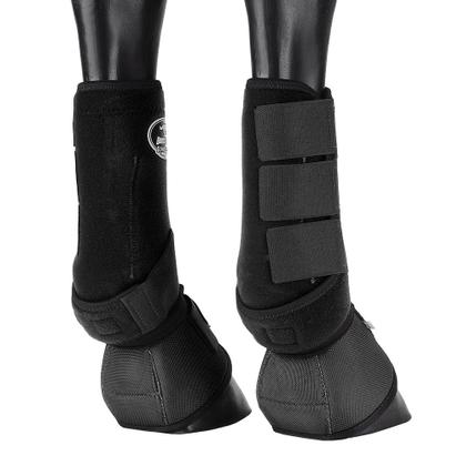 Imagem de Kit Splint Boot e Cloche Preto para Cavalo Boots Horse 25858