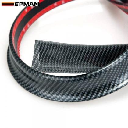 Imagem de Kit Spoiler Adesivo Aerofólio Aerodinâmico Epman 1.5 Metros - Fibra de Carbono