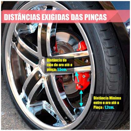 Imagem de Kit Spoiler Universal Flexível Com Capa de Pinça Laranja