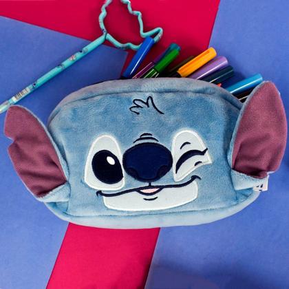 Imagem de Kit Stitch Bolsa De Mão Plush + Estojo Fluffy - Zonacriativa