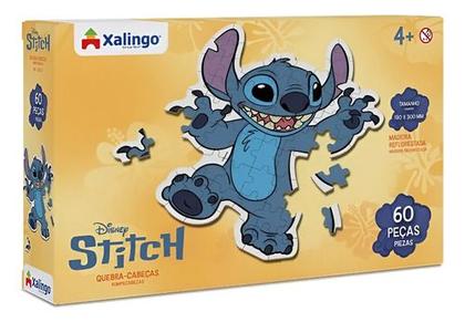 Imagem de Kit Stitch Jogo Quebra Cabeça Disney 60 Peças + Bolsinha