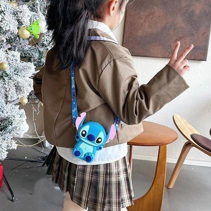 Imagem de Kit Stitch Jogo Quebra Cabeça Disney 60 Peças + Bolsinha