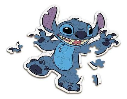 Imagem de Kit Stitch Jogo Quebra Cabeça Disney 60 Peças + Bolsinha