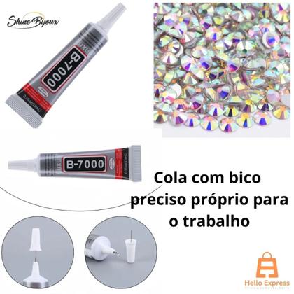 Imagem de Kit Strass para Customizar Tênis e Calçados com cola e lapis de precisão