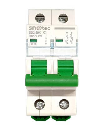 Imagem de Kit String Box Solar 500V 2P Disjuntor + DPS 40kA DC CC