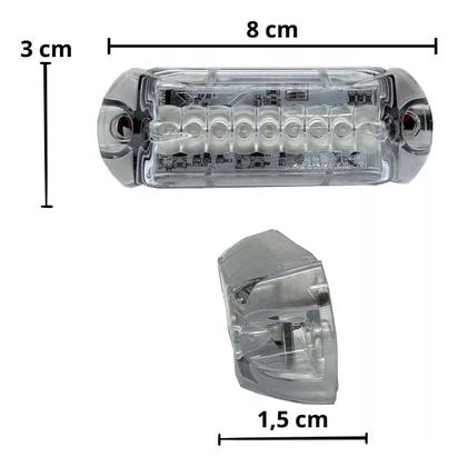 Imagem de Kit Strobo Lite AJK Digital 2 Faróis RGB Central de Iluminação Light LED 3W Automotivo