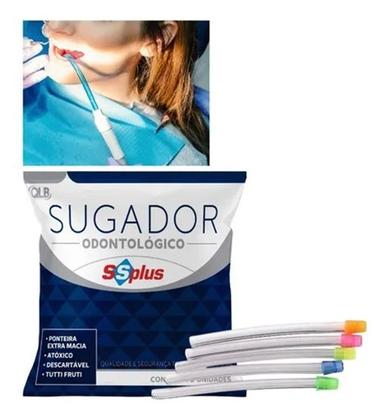 Imagem de Kit Sugador Odontologico Descartável Ssplus (3 Pct C/40)