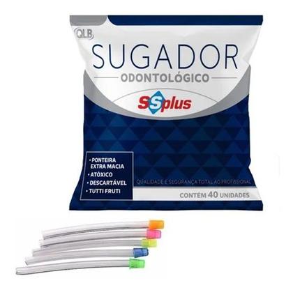 Imagem de Kit Sugador Odontologico Descartável Ssplus (3 Pct C/40)