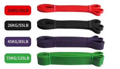 Imagem de Kit Super Band 4 Intensidades Elástico Extensor Cross Treino