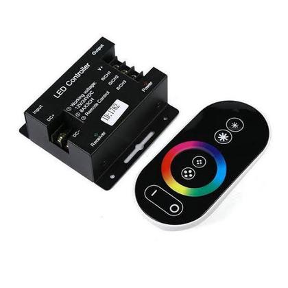 Imagem de KIT Super Controle RGB Touch 2.4G Fita LED Luminária Piscina RF 12V 24V 250W