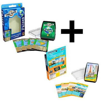 Imagem de Kit Super Trunfo Países E Monumentos C/2 Baralhos Grow