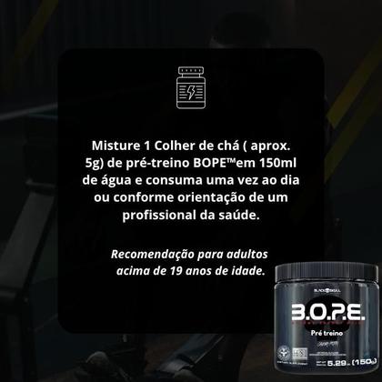 Imagem de Kit Suplemento Combo Whey Turbo 907g + Creatina 150g + Pre Treino B.O.P.E 150g Bope - Black Skull