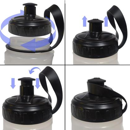 Imagem de Kit Suporte 125g + Garrafinha Caramanhola Bike 650ml