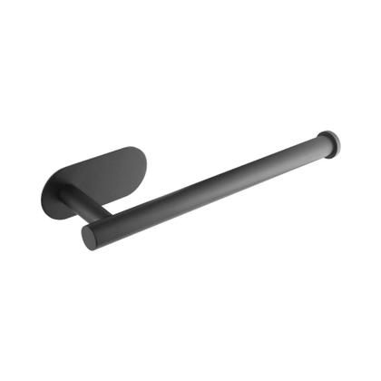 Imagem de Kit Suporte Acessórios Banheiro Lavabo Aço Inox Preto Fosco