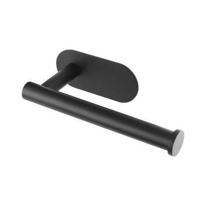 Imagem de Kit Suporte Acessórios Banheiro Lavabo Aço Inox Preto Fosco