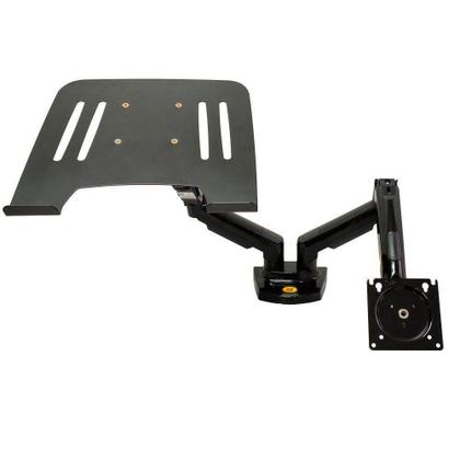 Imagem de Kit Suporte Articulado Monitor E Notebook Pistão F160 Nb + Bandeja Apoio Nbh-1