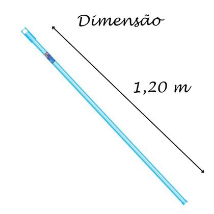 Imagem de Kit SUPORTE LT Limpa Tudo + 3 Fibras de Limpeza + CABO DE 1,20 Metros SANTA MARIA Metálico