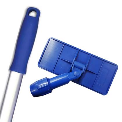 Imagem de Kit Suporte Lt Limpa Tudo Articulado Giro 360 Graus + Cabo Alumínio 1.40 Metros Ergonômico Com Manopla Pisos Parede