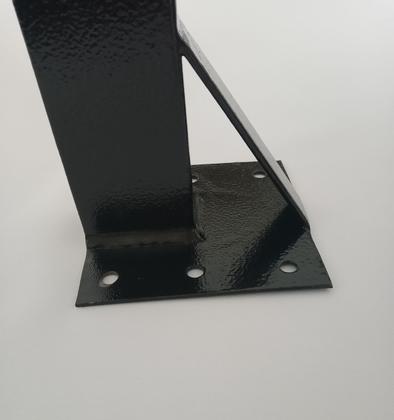 Imagem de Kit Suporte Mão Francesa 2 Peças Reforçado com 40 Cm para Bancada, Balcão e Pia na Cor Preta