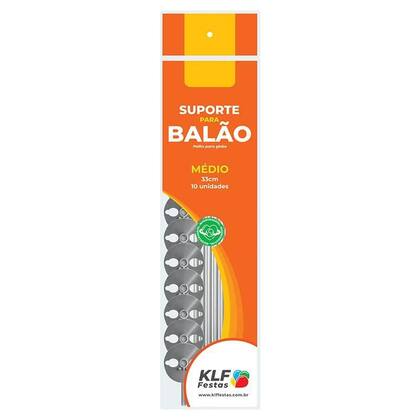 Imagem de Kit Suporte para Balão 33cm - Verde Candy - 10 Unidades