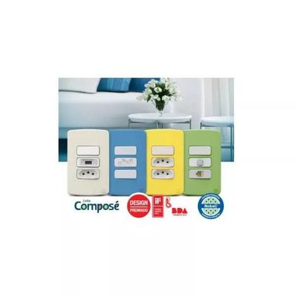 Imagem de Kit Suporte Plastico 4x2 Compose Weg