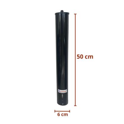 Imagem de Kit Suporte Porta Copo Descartável Água 200ml + Café 50ml + Lixeira Pvc