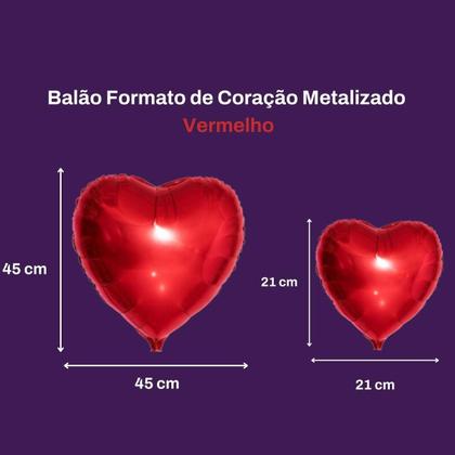 Imagem de KIT Surpresa 9 balões 20 velas Venda 500 pétalas LOVE Casal