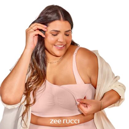 Imagem de kit Sutian Amamentação Sem Costura Plus Size 2 Peças