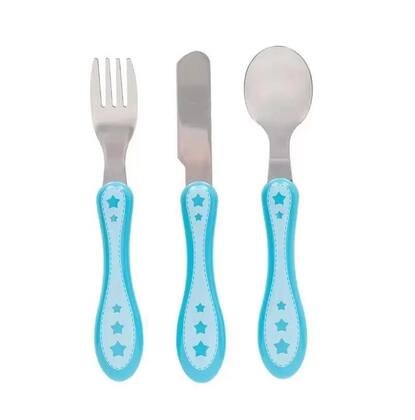 Imagem de Kit Talher 3 peças Estrelinha Azul 10676 - Buba