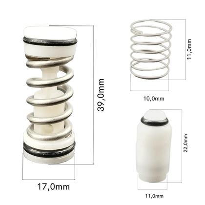 Imagem de Kit Tampa By Pass com Retenção Compatível com Lavajato WAP Class Preta