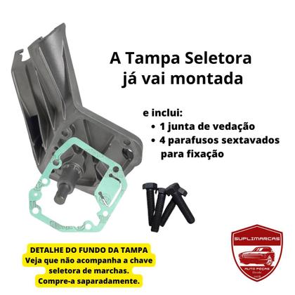 Imagem de Kit Tampa Seletora do trambulador Chevrolet Astra Celta Classic Prisma Vectra Zafira