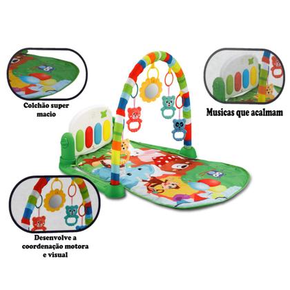 Imagem de Kit Tapete de Bebes Educativo Estimulo Sensorial e Brinquedo