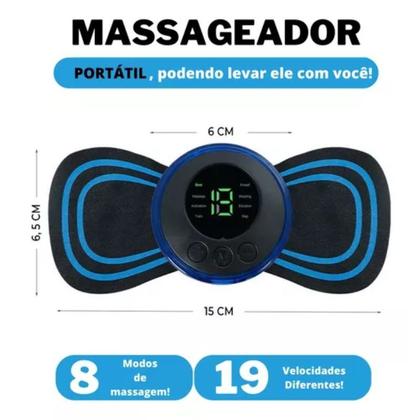 Imagem de Kit Tapete E Mini Massageador Elétrico Dor Pés E Musculares