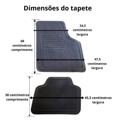 Imagem de Kit Tapete Para Carro Boraccha Gol G1 G2 G3 G4 G5 G6 G7