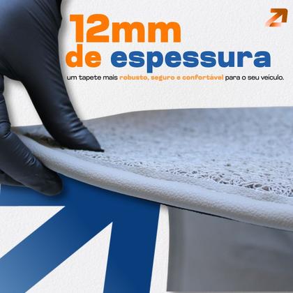 Imagem de Kit Tapete para Fiat 500 2007 08 09 10 11 12 13 14 2015 Cor Bege Impermeável Sob Medida Sem odor