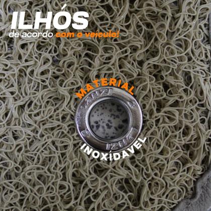 Imagem de Kit Tapete para Fiat 500 2007 08 09 10 11 12 13 14 2015 Cor Bege Impermeável Sob Medida Sem odor