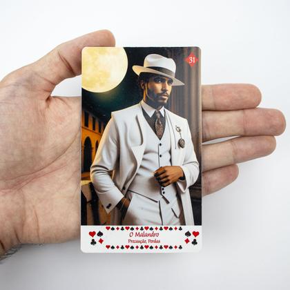Imagem de Kit Tarô Zé Pelintra e Maria Navalha 36 Cartas com Manual