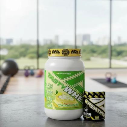 Imagem de Kit Tasty Whey 3w Adaptogen 900g com Creatina Adaptogen 300g