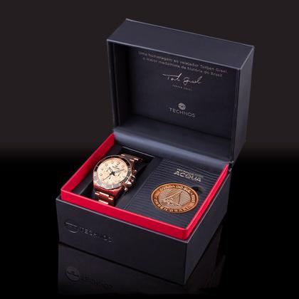 Imagem de Kit Technos Masculino Acqua Rose Edição Especial Torben Grael - JS25BBU/1P