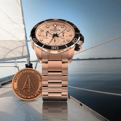 Imagem de Kit Technos Masculino Acqua Rose Edição Especial Torben Grael - JS25BBU/1P