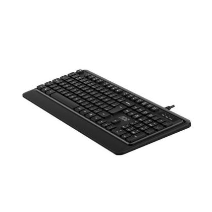 Imagem de Kit Teclado Abnt2 E Mouse 2400 Dpi Com Fio Preto Usb