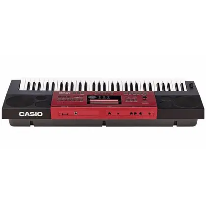 Kit Teclado Casio CTK6250 Arranjador Musical USB SD 5/8 Vermelho